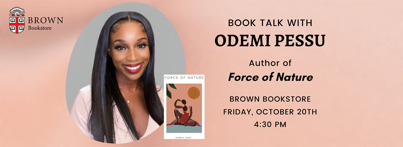 Alumna Author Odemi Pessu Visits the Brown Bookstore